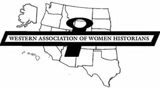 Western Association of Women Historians logo WAWH logo with Western Association of Women Historians written in a symbol of the Roman goddess Venus is often used to represent the women over a map of the western United States